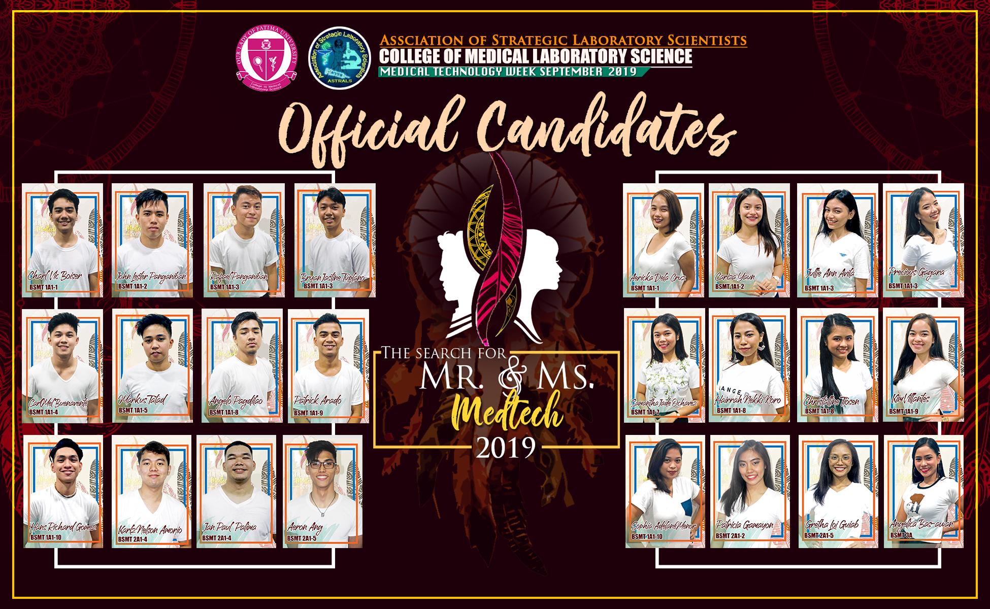 Mr and ms medtech poster