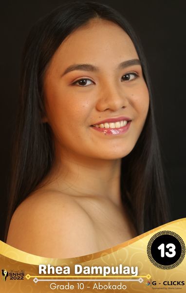 Rhea Star Dampulay Mr And Miss Salcedo National High School 2022 Pageant Vote Ph 0045