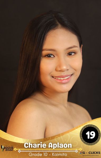 Charie Jane Aplaon - Mr & Miss Salcedo National High School 2022 ...