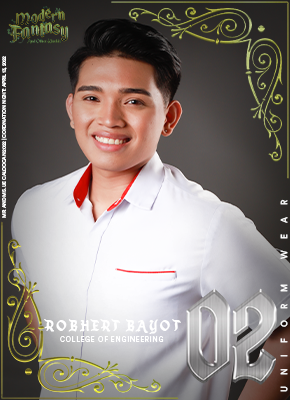 Robhert Bayot - Mister UE Caloocan 2022 Uniform Wear - Pageant Vote PH