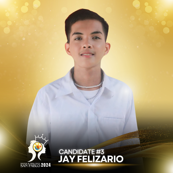 JAY FELIZARIO - Mister & Miss Teen San Pablo 2024 - Pageant Vote PH